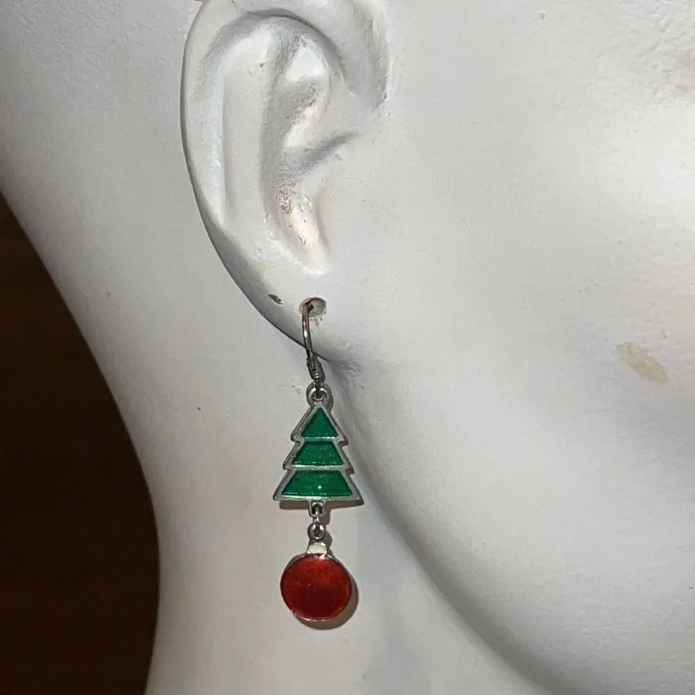 Bundle Sale 3 for $15 | Christmas Tree & Ornament Dangle Earrings